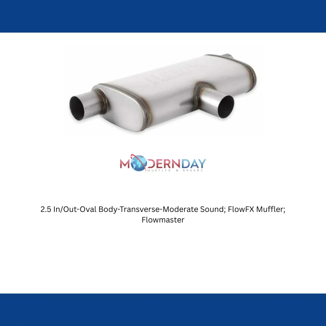 Muffler Flow FX 2.5__ In_Out SS Moderate Performance Flowmaster